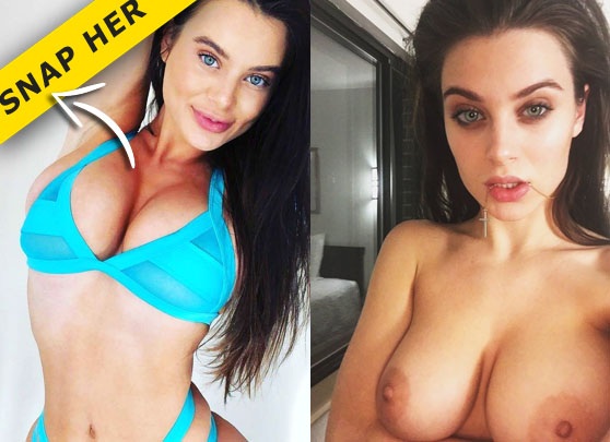 Pornstar Lana Rhoades Fancentro and Snapchat banner