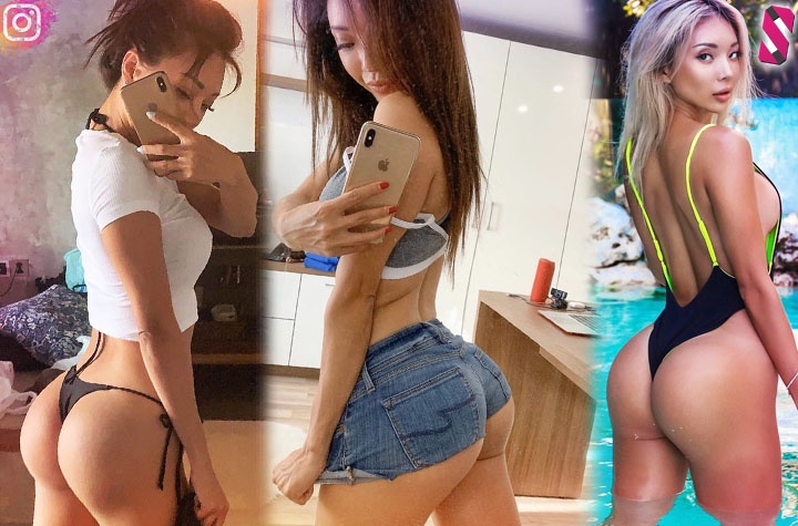 Asian hottie Ayumi Anime and her perfect booty - Instagram model of the month