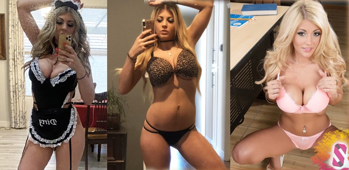 Busty blonde Snapchat babe of the month: Pornstar Kayla Kayden