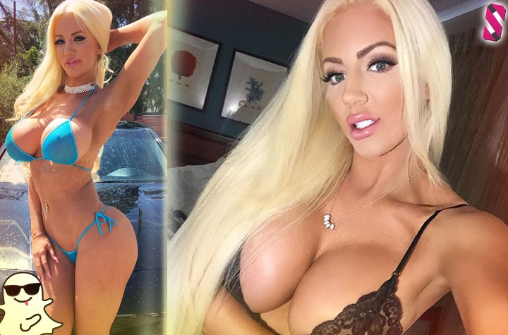 Busty blonde Snapchat babe of the month: Nicolette Shea