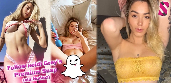 Snapchat babe of the month - Heidi Grey in uncensored action