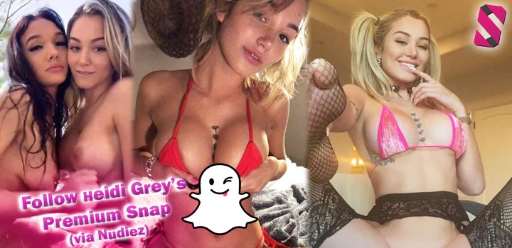 Snapchat babe of the month - Heidi Grey in uncensored action