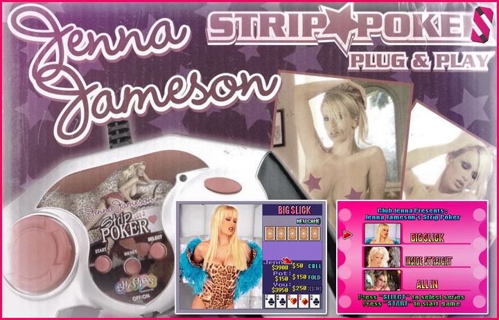 Pornstars of the 90s - Jenna Jameson strip poker TV game