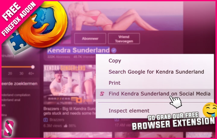 720px x 463px - Free Firefox Add-on Finds Porn Star Social Media Accounts