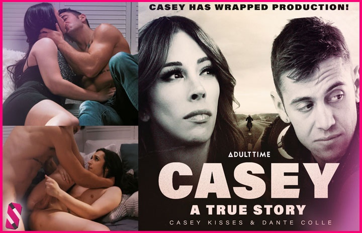 Casey Kisses in Casey: A True Story (adult film) - Transfixed.com, best website for TS & shemale porn videos