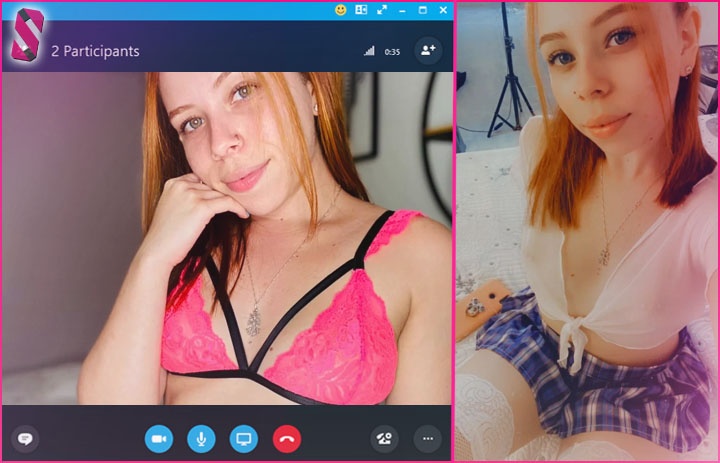 12 Hottest redheads waiting for webcam sex on Skype (via SkyPrivate)