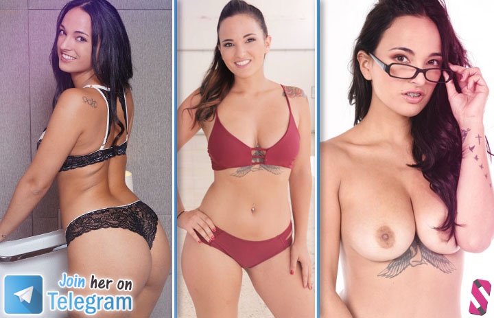 Chat with pornstar Claudia Bavel on Telegram