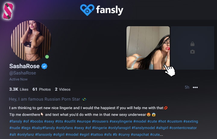 Fansly.com public pornstar profile screenshot - - List of pornstars on Fansly.com (OnlyFans Alternative)