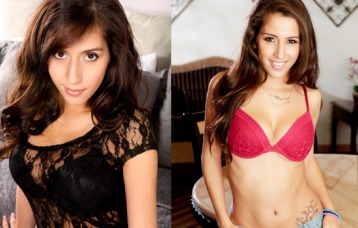 Pornstar April Oneil on social media